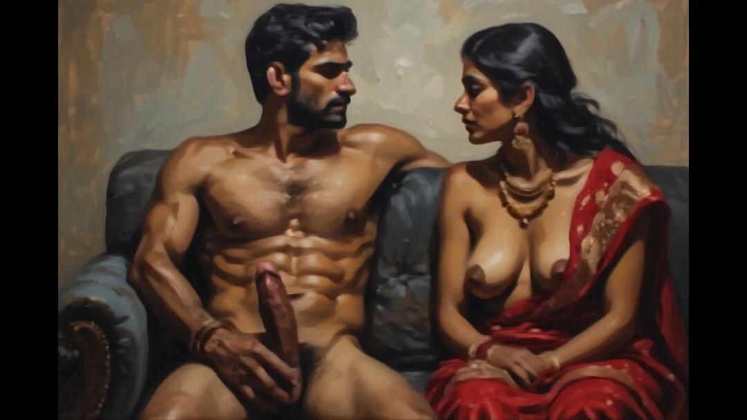 Indian beautiful collage girl shared by boyfriend with his friends after the party