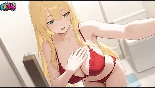 Supermarktmädchen verliebt sich in ihre Chef-Anime-Romanze