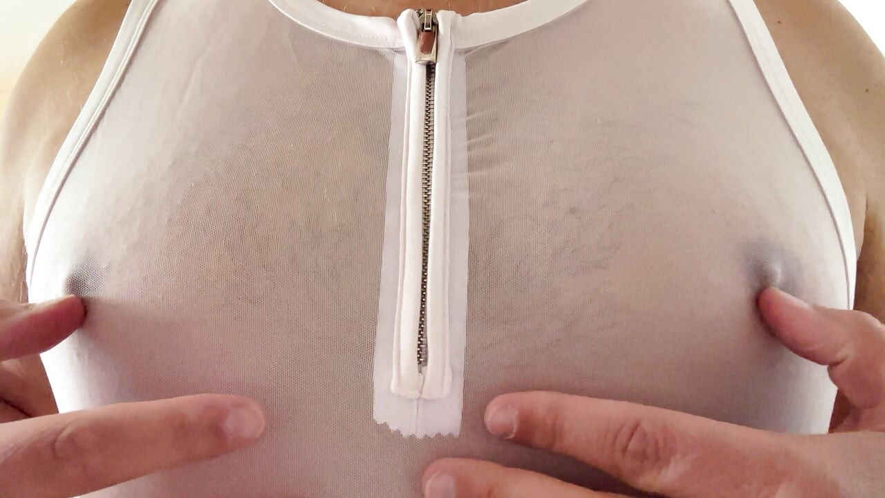 My nipples are very excited about a new underwear that hides my new piercing