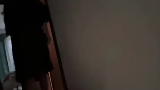 Door Left Open - Stepmom Pee Collection for Her Stepson