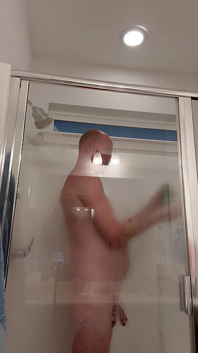 Shower and Shave Time On a Saturday Afternoon