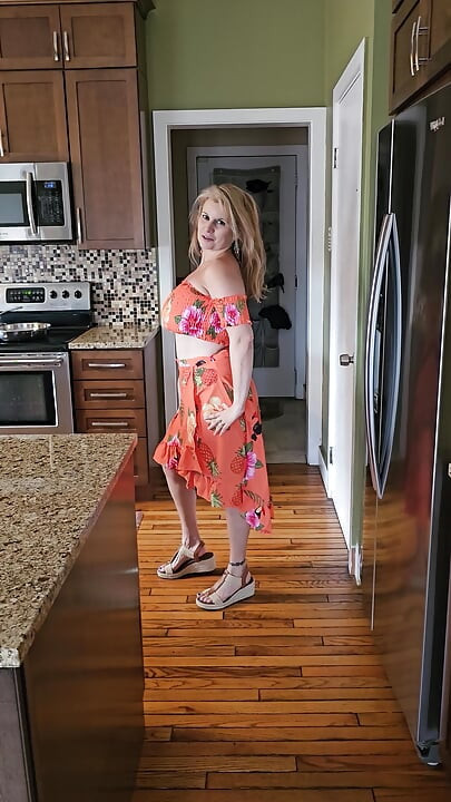 Watch what MOMMY likes to do when She is at Home Alone