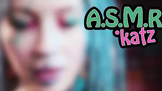 I talk about K - Kindness - ASMR podcast SFW talking goth skinny girl dreadlocks tattoo model inked girl