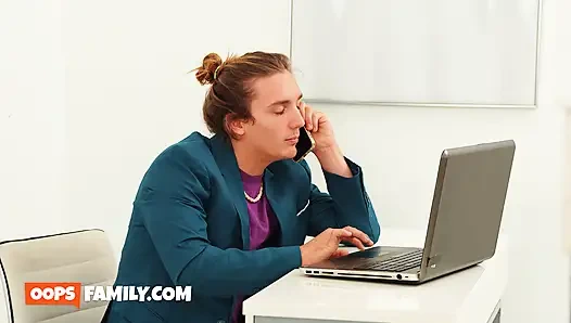 Busty MILF Natalia Starr gets her juicy cunt destroyed by stepson's cock