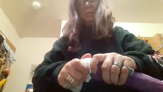 caught almost with vibe fingering