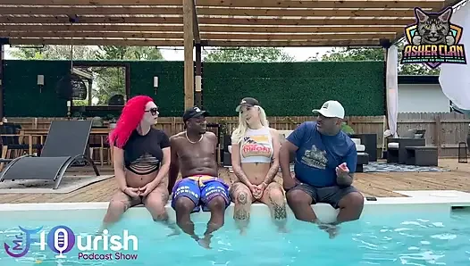 Mrflourish Podcast with Guest Roxi Keogh, Gigi Patsy and Datjguy in Florida