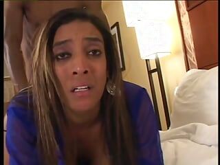 Sexy black MILF was waiting for her stepson to fuck her so good