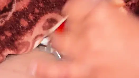 Сладкая жена дрочит