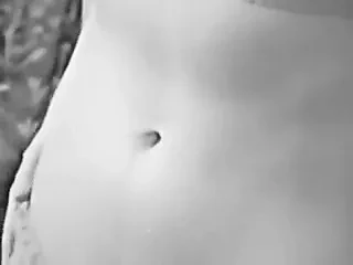 Vintage girl strip and show