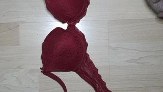 Cum on Roommate's bras 2