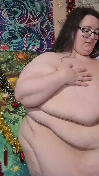 La sSBBW provocante a Natale