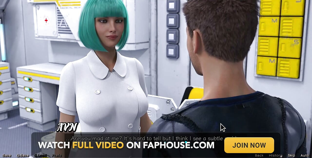 Stranded in Space - Blue Haired MILF Want Threesome with Me & Hot Busty Doctor