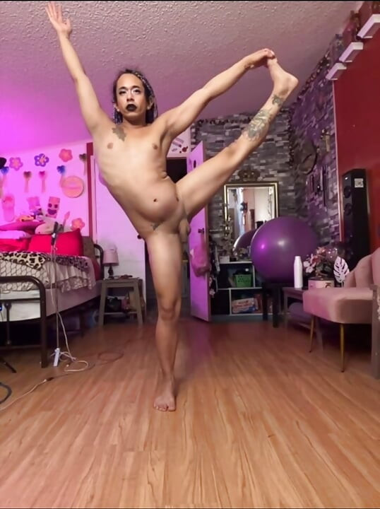 Naked and Stretching