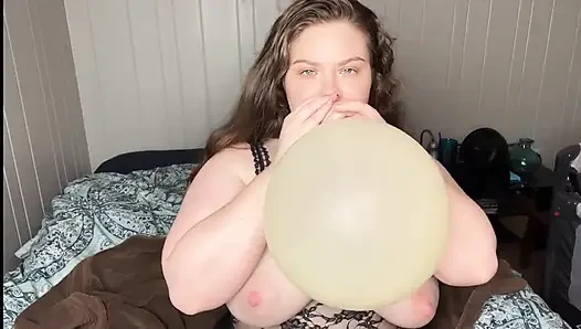Cadının balon sikiş oyuncağı