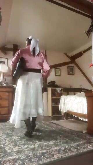 穿着资派礼服