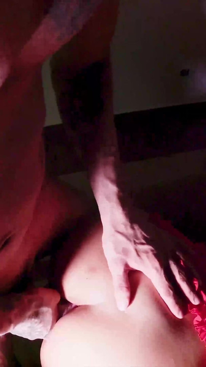 The Brazilian elf didn't want to know about delivering presents and gave the naughty dick | Clip 2