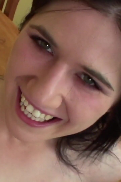 I fill with my cock the tight wet pussy of this hot and very horny brunette slut eager to fuck
