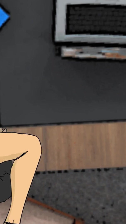 Captivating moment from "Newly Employed Lawyer Fucks Big Tit Nigerian Secretary in Bosses' Office"