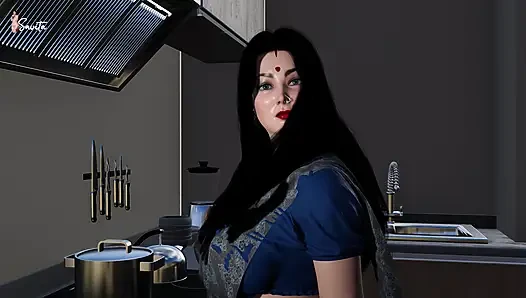 Das knisternde Desi savita bhabhi bekommt ihre enge muschi von geilem Devar geritten