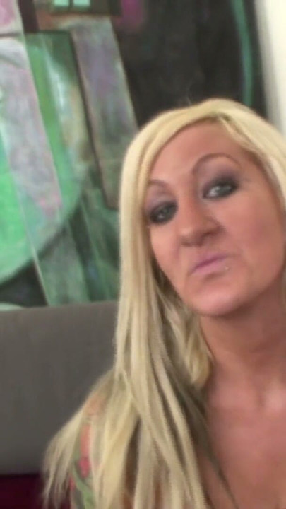 White tattooed ghetto slut is doing an unprotected casting | Clip 1