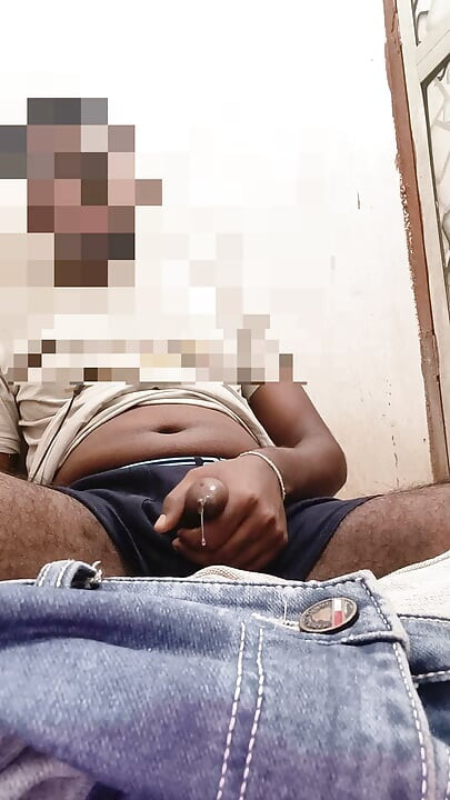 Sonu masturbated until he ejaculated.