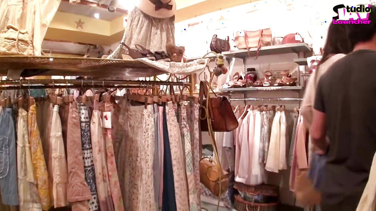 Risky Thrill, Bold Encounter with a Charming Shop Assistant After a Risky Moment - Scene1