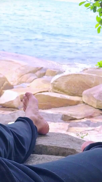 Epic moment from "Handjob surprise ejaculation on the beach"