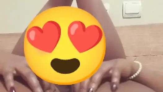 Beautiful Ethiopian Babe Pleasures Her Wet Pussy Solo