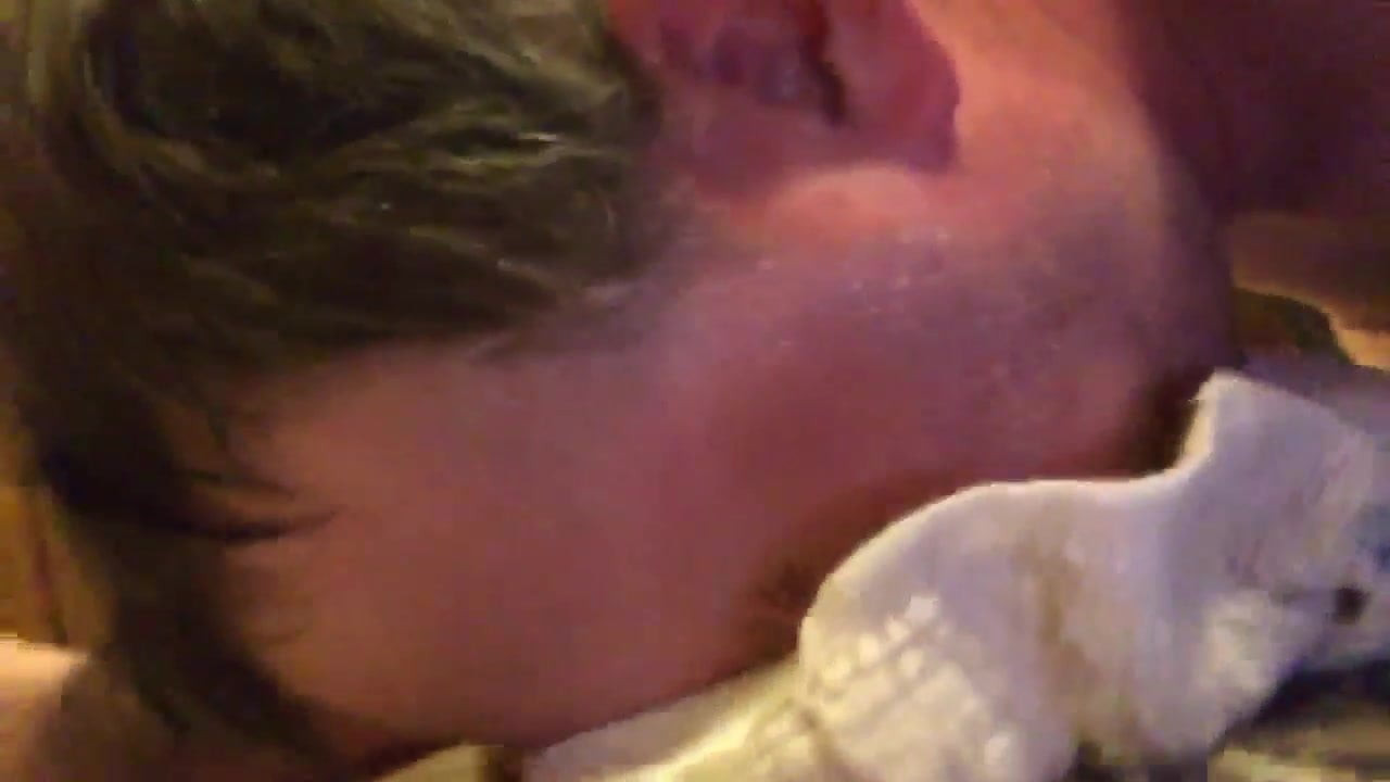 Sissy Cory Sniffing a Piss Filled Diaper