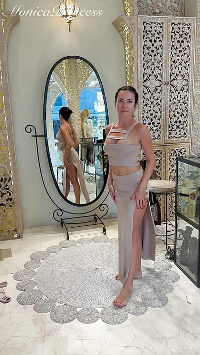 Sexy Balinese Outfits Try on in Boutique
