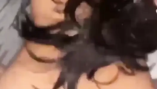 Otelde ateşli olgun orta yaşlı seksi kadın