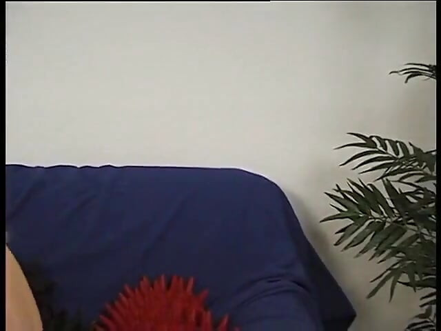 Guy clips blonde's nipples on sofa, fetish