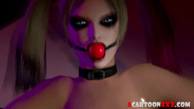 Harley Quinn получает урок жесткого секса и кримпай