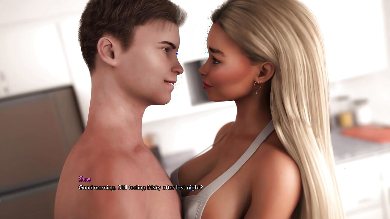 Cheating with My Bimbo Blonde MILF Landlady
