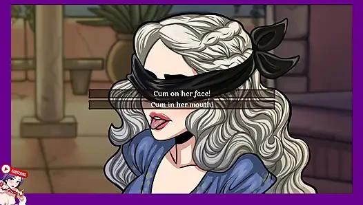 Daenerys mit verbundenen Augen. Wir spielen auf seinen Knien EP 5