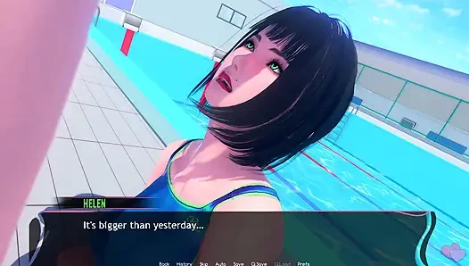 Murmur 12: Helen'in havuz başında adam'ın yarağına amını sürtüyor