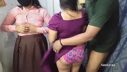 Hintli desi neelimaa yenge ve en iyi arkadaşının üçlü seks videosu.