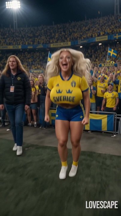 Swedish Pitch Invader Sucks Players Dick On Pitch (AI)