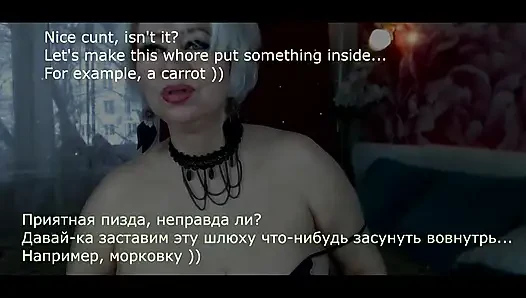 Intimate acquaintance with married whore Aimee: all kinds of fucking and extreme objects in pussy .!. ))