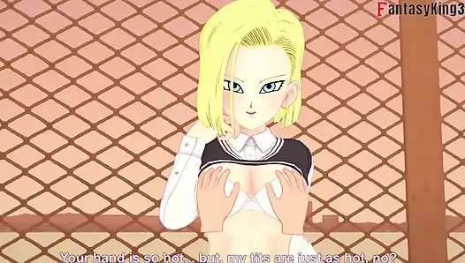 Android 18 memasuki perguruan tinggi untuk terus bercinta Gohan - Dragon Ball zex Series