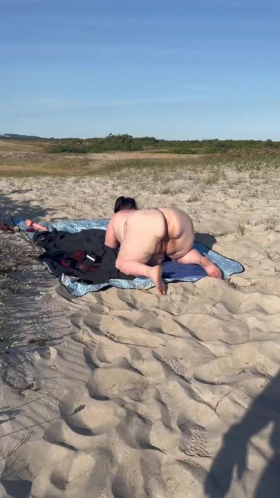 Hot and wet day at the beach