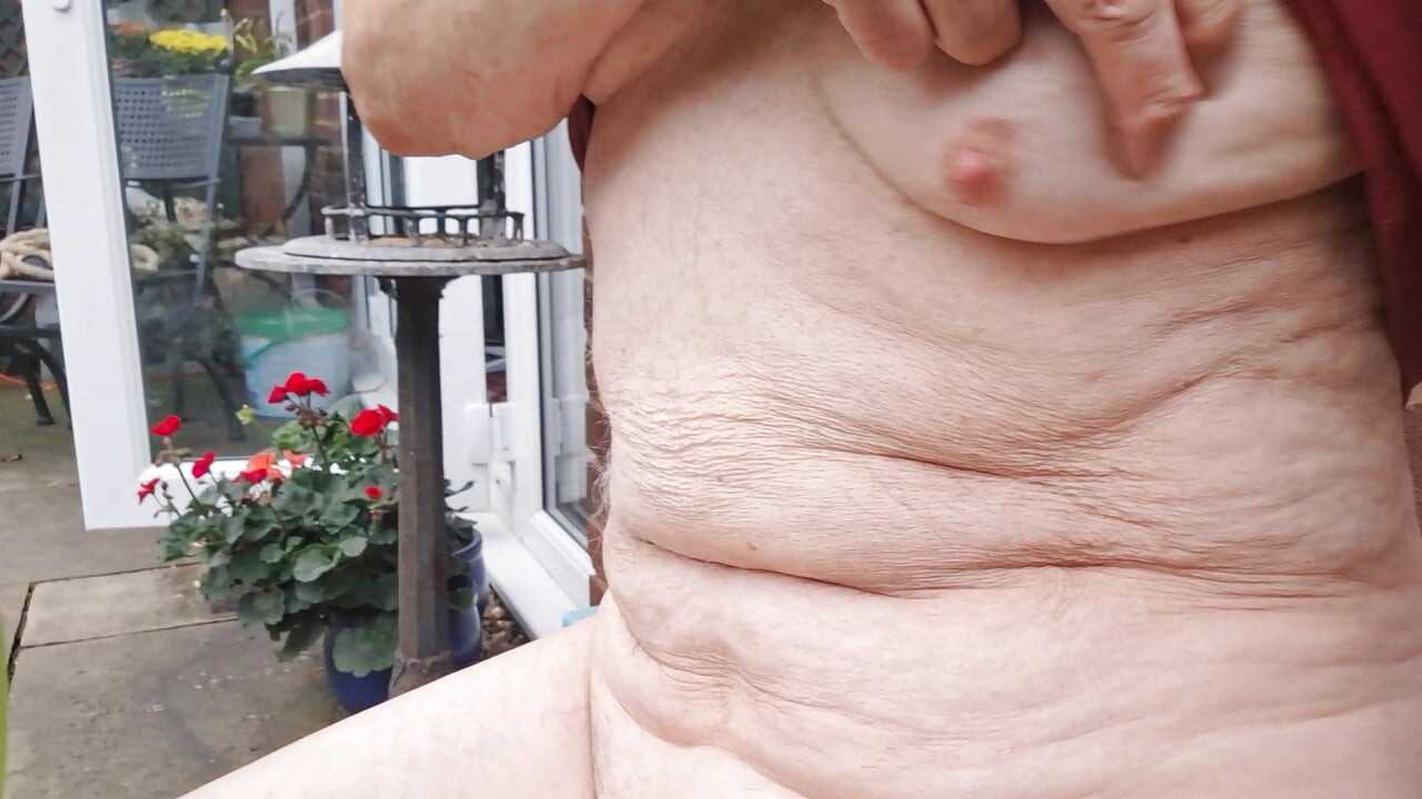 Knickers in the garden