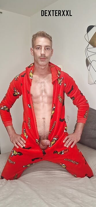 En droppe lycka.stående hård stor kuk sperma