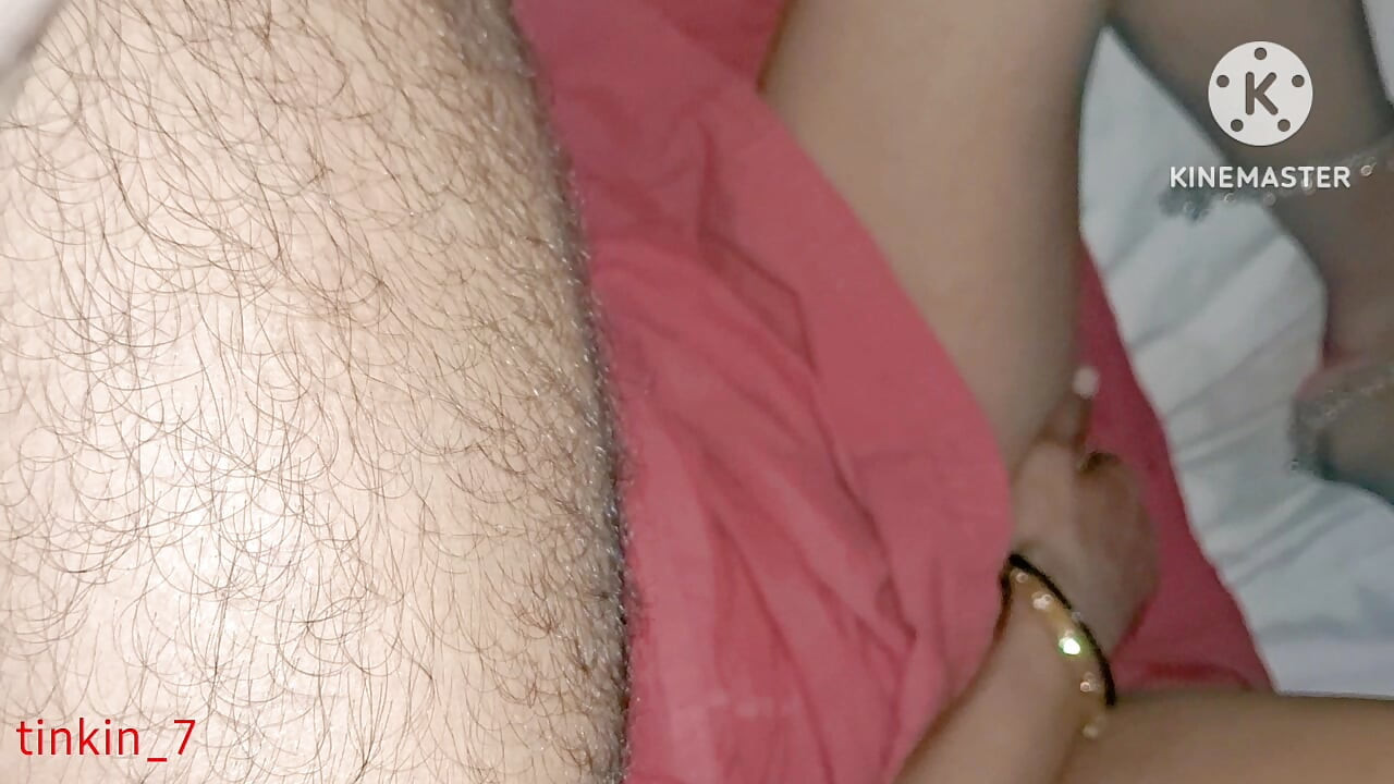 Sister-in-law fucked at night by friend