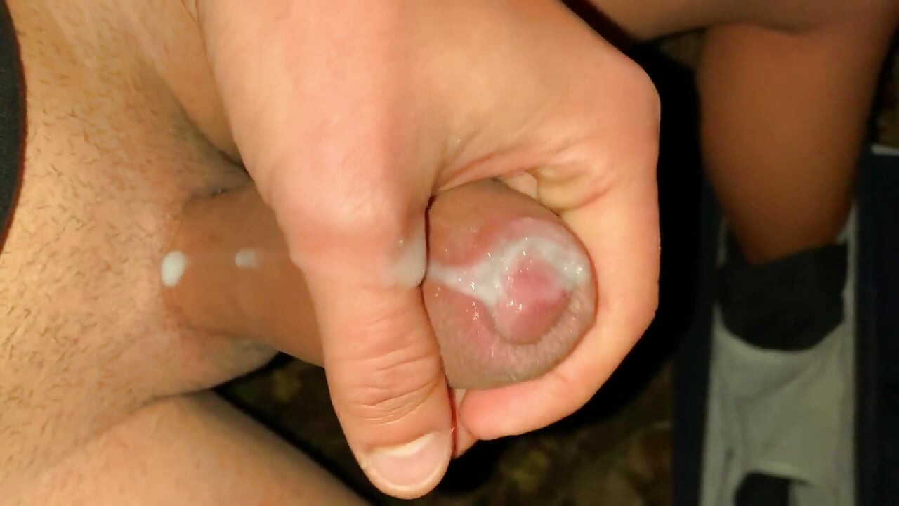 Smegma Dirty Cock - Teen Jerks off and Use Own Cum for Cleaning Glans