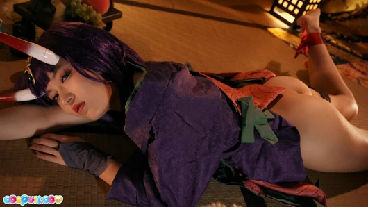 Cospuri Aika Suzumiya in Shuten Douji Cosplay