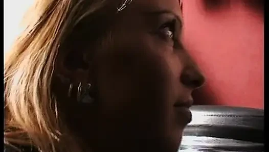 Hot German MILF sucks small dick and fucks herself with dildo