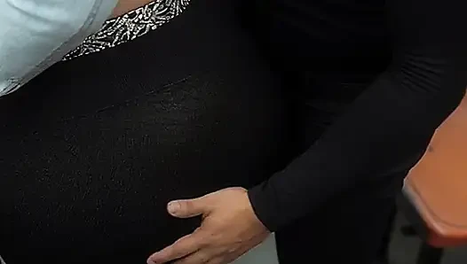 "Masked Guy Grabs BBW's Huge Ass in Public Bus - Risky Tease"