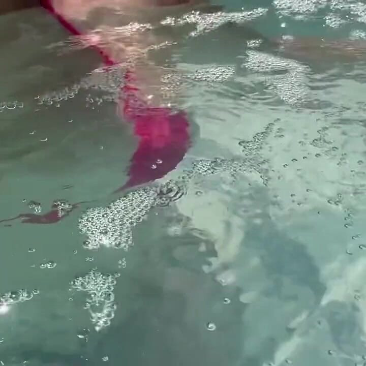 Artemisia Love Showing Her Perfect Tits in a Micro Bikini Underwater