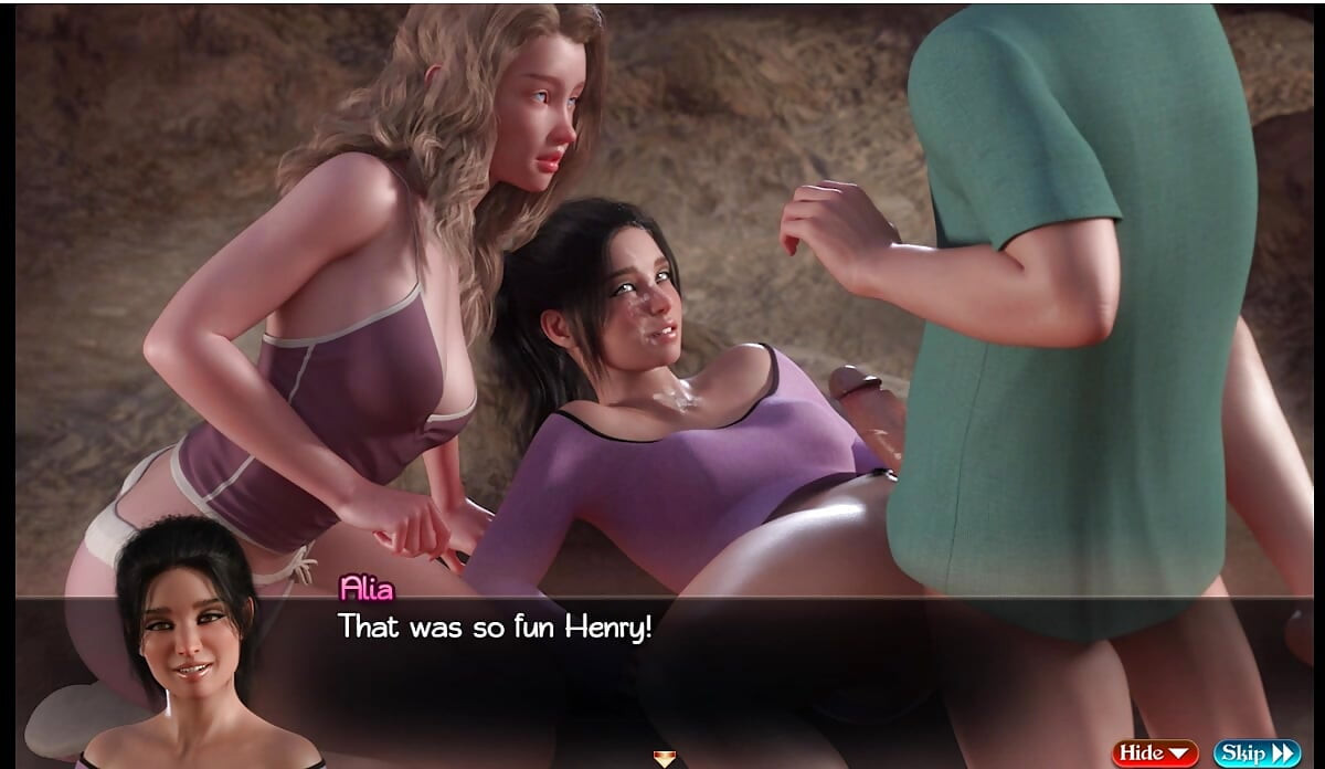 Treasure of Nadia - 20&21 - gameplay - roleplay - teen 3some and milf tries to seduce MC